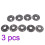 Industrial Black Threaded Floor and Wall Mounted Flanges 5
