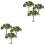 6 Pcs Train Scenery Landscape Trees Miniature Architecture Diy 4