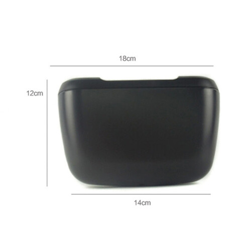Set Of 2 Hang-Type Trash Bin Auto Garbage Container Car Wastebasket 2