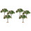 6 Pcs Train Scenery Landscape Trees Miniature Architecture Diy 3