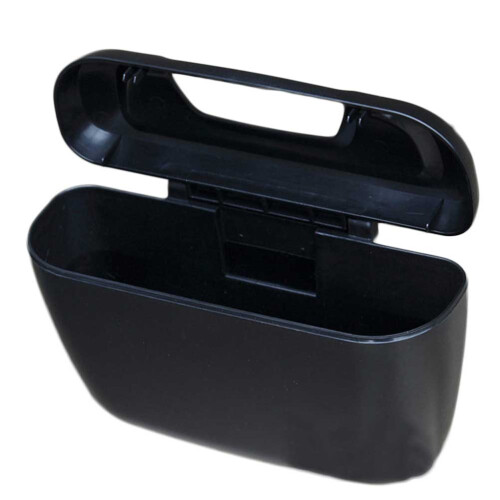 Set Of 2 Hang-Type Trash Bin Auto Garbage Container Car Wastebasket 1