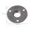 Industrial Black Threaded Floor and Wall Mounted Flanges 2