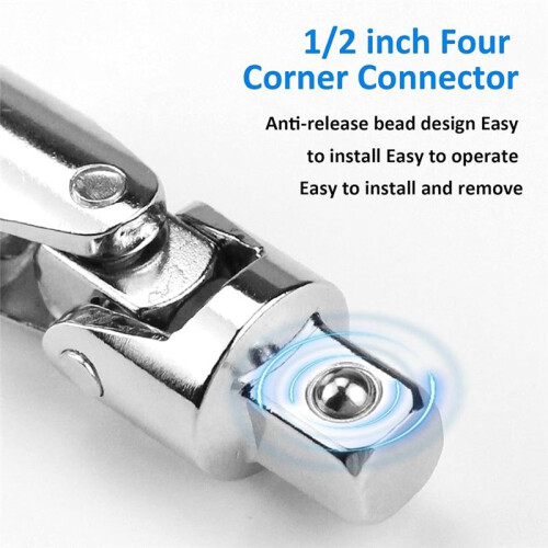 Universal Drive Connector Socket Set, 360 Degree Rotating Socket Maintenance Fasteners, Suitable for Car Modification 2