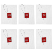 3 Pieces Tea Bag Portable Loose Leaf Bags Empty Pouch For Seal Filter