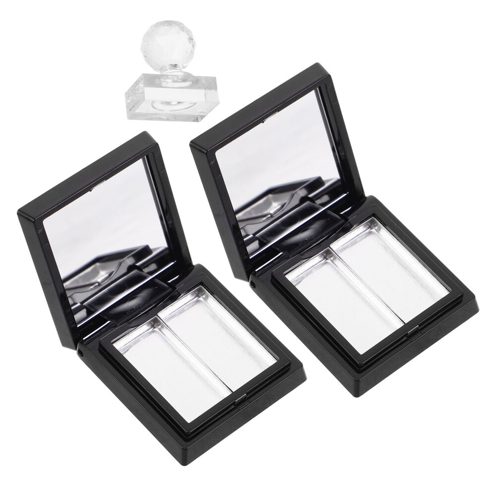 Artibetter One Set Empty Makeup Palette With Eyeshadow Pans And Lipstick Tray
