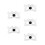 5Pcs Clear Acrylic Billiard Cue Bridge Cue Rest Design 10