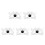5Pcs Clear Acrylic Billiard Cue Bridge Cue Rest Design 5