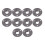 Industrial Black Threaded Floor and Wall Mounted Flanges 4