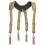 Carpenter Tool Belts Comfortable Wearing Khaki 1pack 1