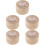5Ud Caja Infantil De Madera Beige Para Guardar Y Cabello 8