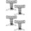 4 Pcs Heavy Duty Toggle Latch Lock For Bathroom Door Bolt Right Angle 5