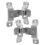 4 Pcs Heavy Duty Toggle Latch Lock For Bathroom Door Bolt Right Angle 9