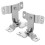 4 Pcs Heavy Duty Toggle Latch Lock For Bathroom Door Bolt Right Angle 11