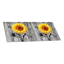 Estera la Cubierta del Polvo la Lavadora Secadora Flores para la Almohadilla la Cubierta del Polvo la Lavadora Superior Estera Absorbente Secado