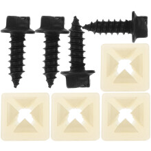 3Jgo Kit De Tornillos Y Clips Para De Matrícula Duradero