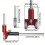 Multifunction Wheel Marking Scribing Tools Precision Marking Linear Arc Dual-Purpose Scriber Solid Metal Bar Scribe Tool 9