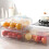 Refrigerator Drawers Stackable Fridge Organizer Bins for Refrigerator Organizers and Storage Size Large 3