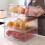 Refrigerator Drawers Stackable Fridge Organizer Bins for Refrigerator Organizers and Storage Size Large 2