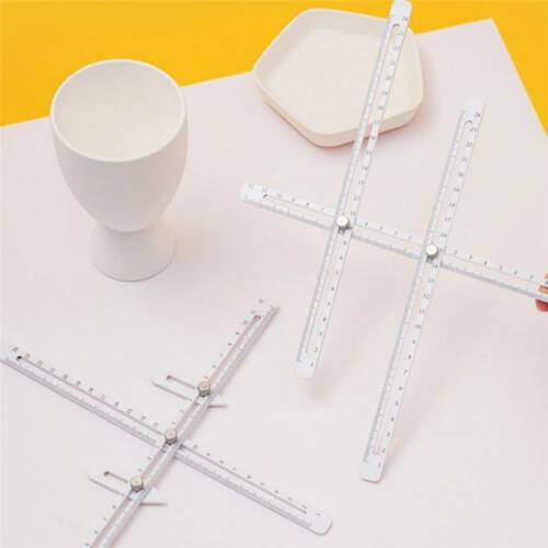 Ceramic Measuring Rule Combo Tool Set Multifunctional Depth/Thickness/Caliber Measuring Ruler Pottery Tools 2