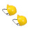 2Ud De Construcción Amarillo Con Ventilación Material Duradero 6