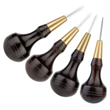 Handmade Leather Goods DIY Sandalwood Diamond Awl Rosewood Diamond Cone Leather Awl Diamond Cone B
