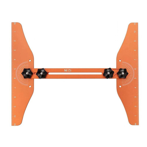 Stair Tread Gauge Stair Ruler Multi-Function Folding Ruler Precision Stair Measurement Tool for Carpentry Projects 2