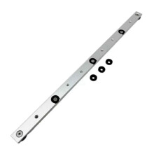Woodworking T-Track Slider Limitable Miter Bar Rail Slider Table Saw Gauge Rod Woodworking T-Track Slider Silvery