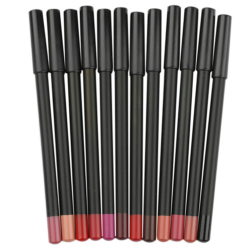 12Pcs Waterproof Makeup Lip Liner Pencils Assorted Colors