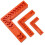 3PCS Right-Angle Positioning Ruler 90 Degree Angle Ruler Carpenter'S Marking Auxiliary Tool L-Type Fixed Tool Locator 1