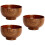 3Ud De Madera Para Ensalada, Postres Y Comida Casera 8