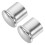 10Pcs Copper Bathtub Valve Silver Shower Mixer Handle Easy Install 1