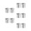 10Pcs Copper Bathtub Valve Silver Shower Mixer Handle Easy Install 8