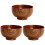 3Ud De Madera Para Ensalada, Postres Y Comida Casera 3