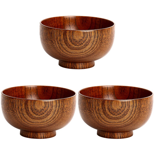 3Ud De Madera Para Ensalada, Postres Y Comida Casera 2