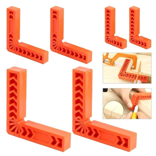 3PCS Right-Angle Positioning Ruler 90 Degree Angle Ruler Carpenter'S Marking Auxiliary Tool L-Type Fixed Tool Locator 1