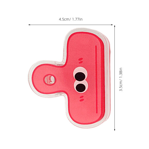 2 Pieces Paper Clip Set Clips Binder Creative Bag Chip Decorative 2