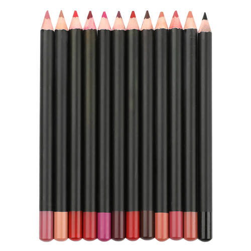 12Pcs Waterproof Makeup Lip Liner Pencils Assorted Colors 1