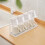 Bottle Drying Rack Cup Storage Rack with Drainage Tray Kitchen Mug Organizing Rack Black 5