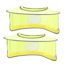 6Pcs Light Green Hard Hat Visor Sun Shade Full Brim Protective Cover