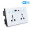 EU UK US Universal Plug Tuya WiFi Branco  Socket  com USB e Porta Tipo C Saída  Life 2