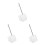 3Pcs White Stainless Steel Fish Landing Net Foldable Telescopic Handle 10