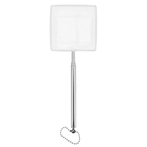 3Pcs White Stainless Steel Fish Landing Net Foldable Telescopic Handle 2