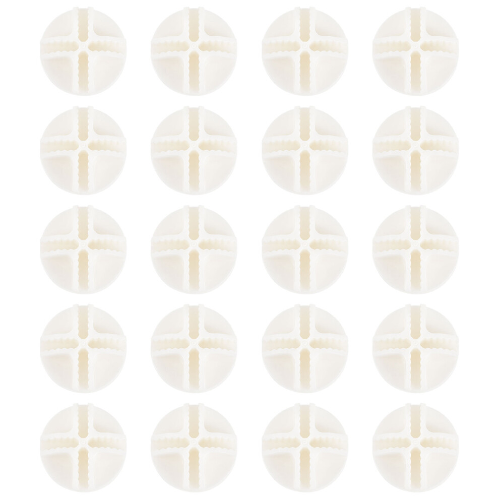 40Pcs White Wire Cube Shelf Connectors For Modular Closet Organizer 3592823420266