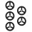 5Pcs Black Iron Wheel Handles for Valve Replacement Industrial Use 9