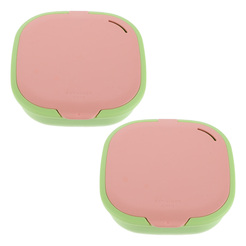 Villcase 8Pcs Multi Abs Retainer Case Portable Slim Aligner Mouth Guard Storage