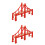 2pcs Track Toys Model Wooden Bulk 7
