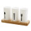 2Pcs Hollow Out White Chopstick Drain Container Flatware Storage 1