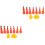 2Sets Durable Stainless Silicone Caulking Nozzle Applicator Set 5