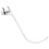 Adjustable White Crib Mobile Holder Plastic Bell Stand for Cribs 9