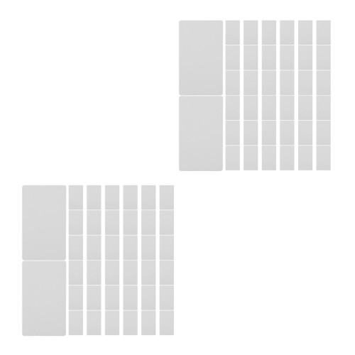 2Pcs Retro Memo Pads Kraft Blank Postcards 100Pcs 1